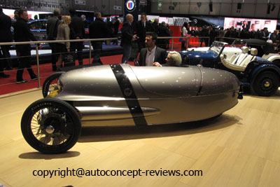 Morgan EV3 electric tricycle prototype